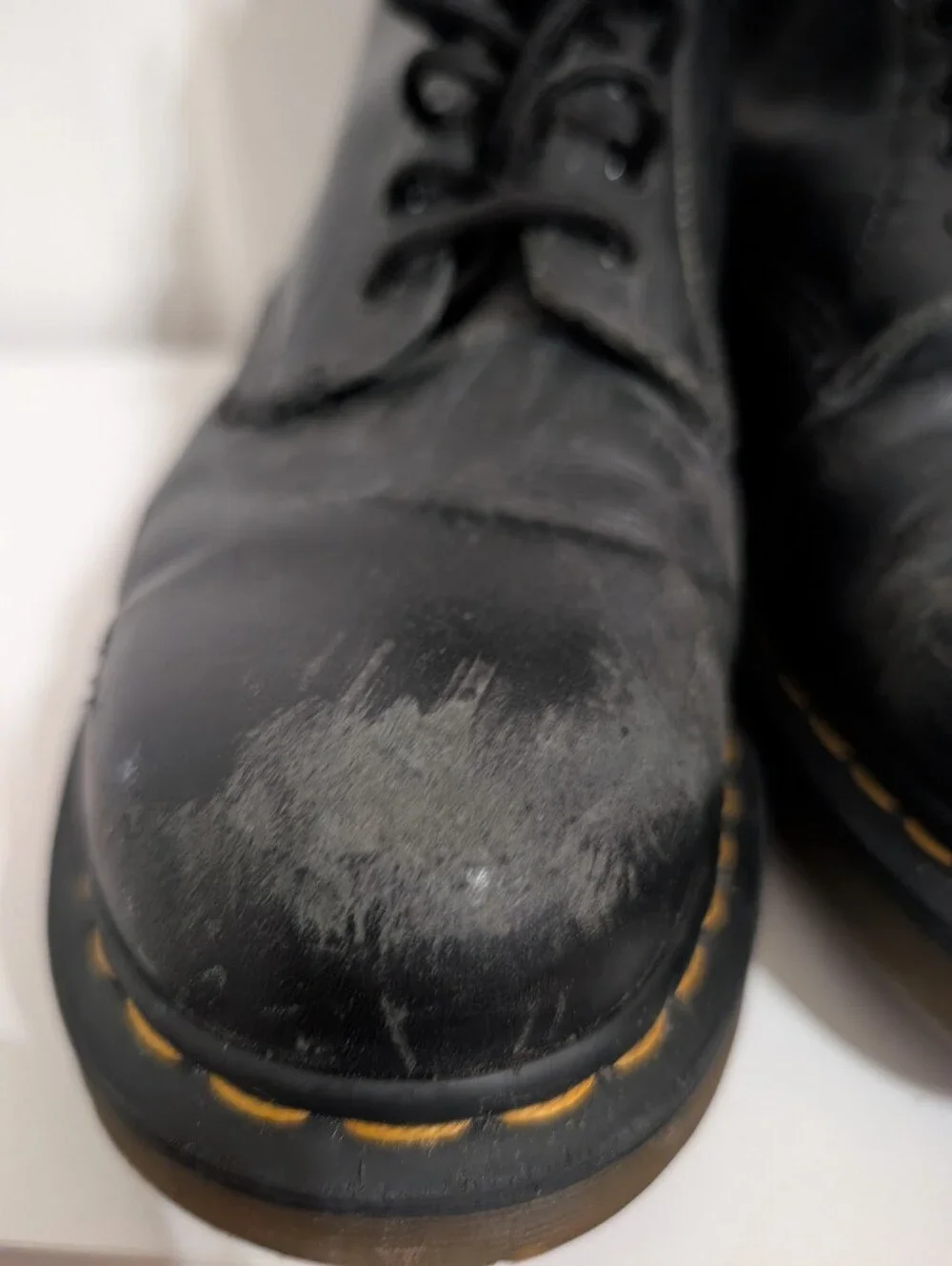 Dr Martens Boots Black Leather Shoes Mens Size 10, Womens-11